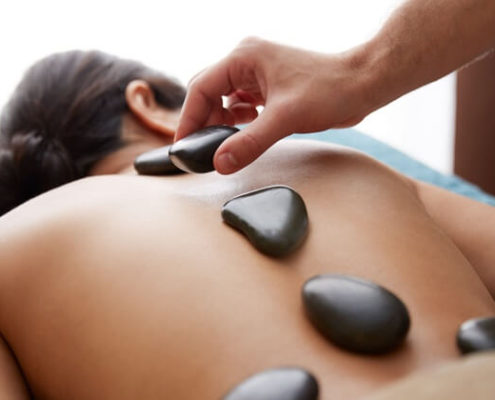 Hot stone massage cairns